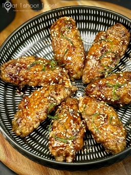 Korean Soy Garlic Wings (Air Fry) – with Kikkoman Less Salt featured image