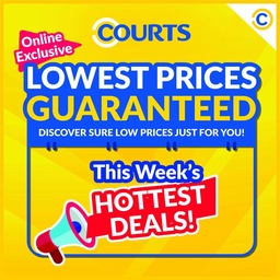 Now till 21 Apr 2024: COURTS – Week’s Hottest Deals featured image