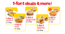 McDonald’s 1 for 1 Promotion: App Exclusive Deals featured image
