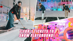 1-FOR-1 TICKETS TO POPULAR WINTER WONDERLAND & CARNIVAL IN CHANGI WITH ICE SLIDES, SNOW LUGE & MORE! featured image