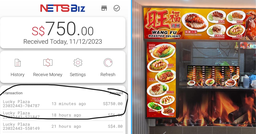 Someone Paid $750 for a $7.50 Roast Meat Order in Lucky Plaza; Owner Now Looking for Diner featured image