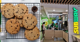 Subway S’pore Christmas Deal on Dec 25 lets you enjoy Any 6 Cookies at only $1 each featured image