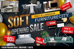 Explore 4 Floors of Elegance at Furniture City @ Labrador: Your Destination for Luxury Living! Join Us at 1 Pasir Panjang Road for a Spectacular Soft Opening Event, March 29th-31st. Enjoy Many Free Gifts and Exclusive Value Deals! Featuring Nova, X’clusive Home, Musterring, The Sofa Colony, and Ashley Brands. featured image