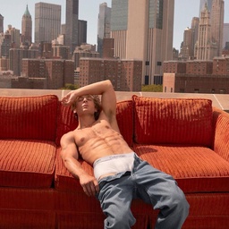 Red couch from Jeremy Allen White’s Calvin Klein ad is up for grabs – absolutely free! featured image