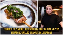 Chef Yusuke Takada of highly acclaimed La Cime Opens Charcoal-Grilled Omakase & Brasserie in Singapore featured image