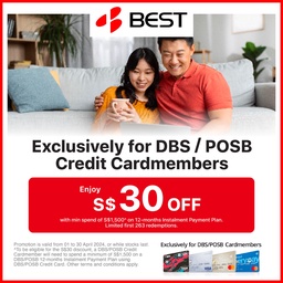 1-30 Apr 2024: BEST Denki – Special Deal for DBS/POSB Credit Cardmembers featured image