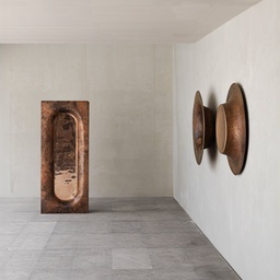 Manu Bañó forms sculptural mirrors from single sheet of copper featured image