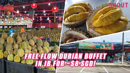 UNLIMITED DURIAN BUFFET IN JOHOR BAHRU FOR JUST ~$8 SGD WITH NO TIME LIMIT! featured image