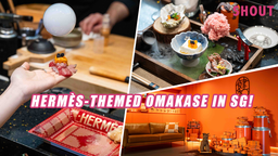 HERMÈS-THEMED OMAKASE IN SINGAPORE WITH HERMÈS DECOR & THEATRICAL DINING! featured image