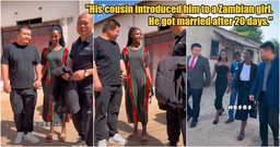 “Never had a GF” – China Man Gets Cousin to Help Him Find African Bride, Wins Big With Gorgeous Girl! featured image